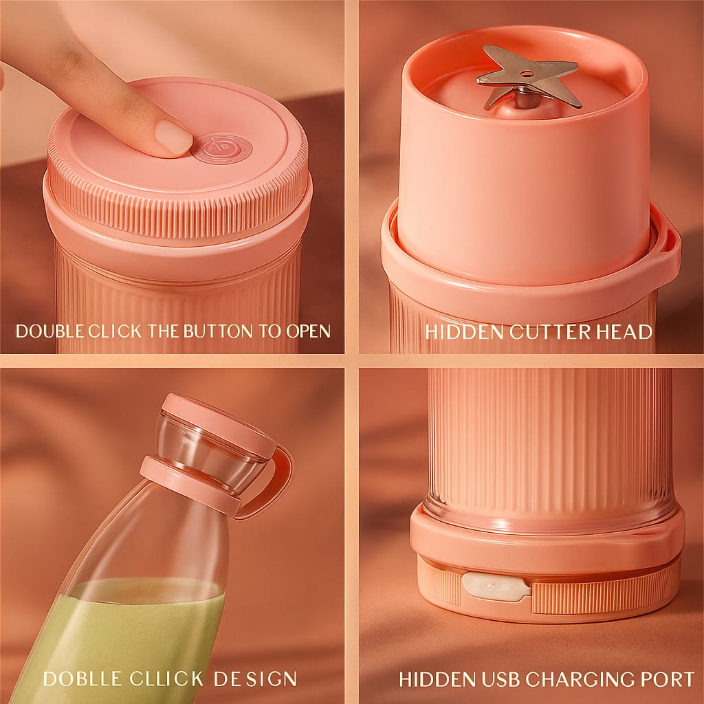 Electric Portable Mini Juicer Bottle