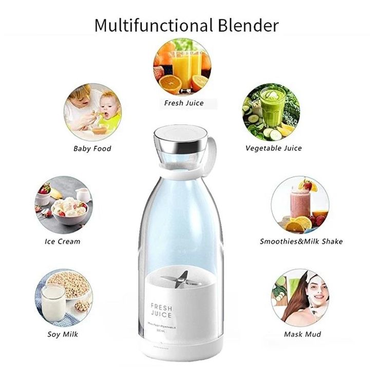Electric Portable Mini Juicer Bottle