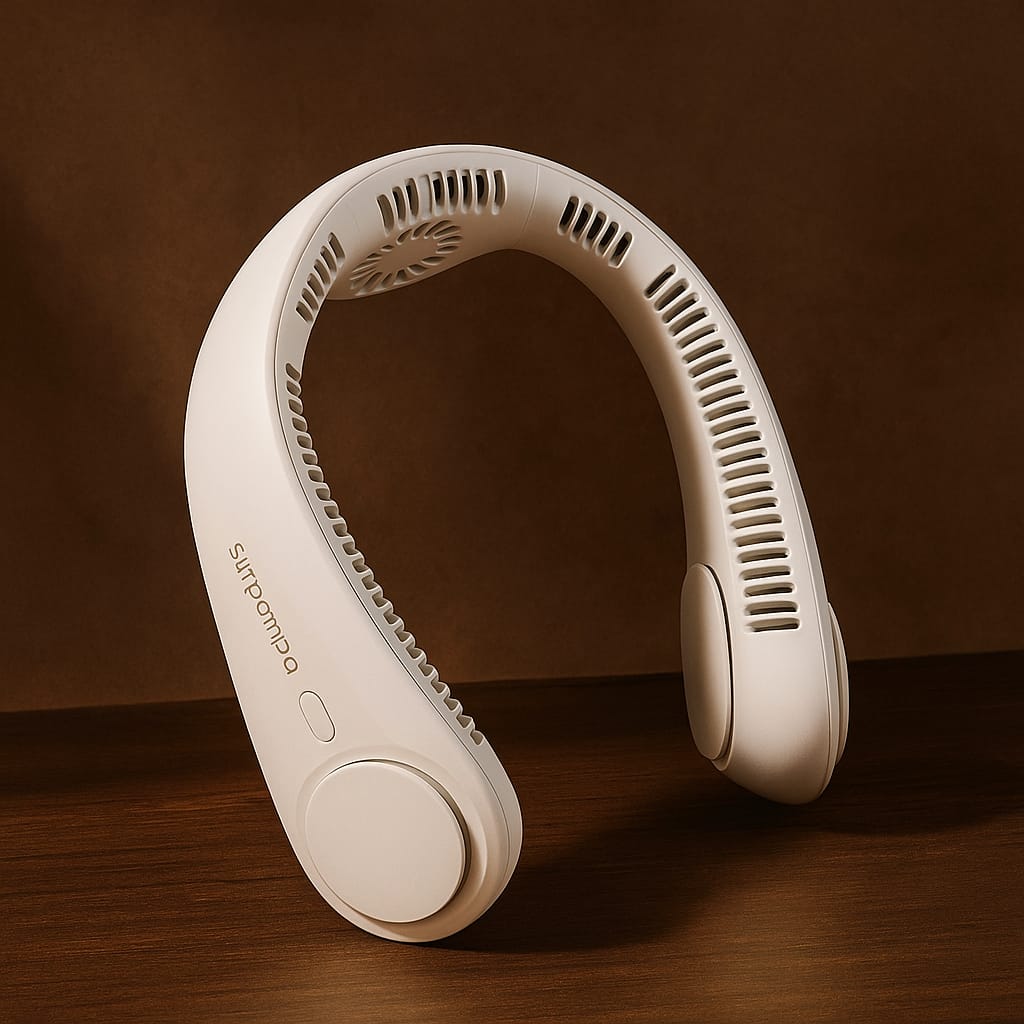 Portable Bladeless Hanging Rechargeable Neck Fan